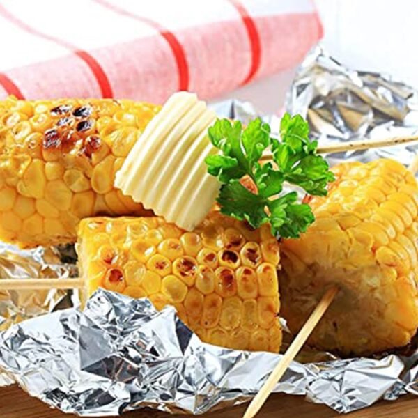 Aluminum Foil Roll Heavy Duty Non Stick Thick Aluminum Foil Sheet Baking - Image 5