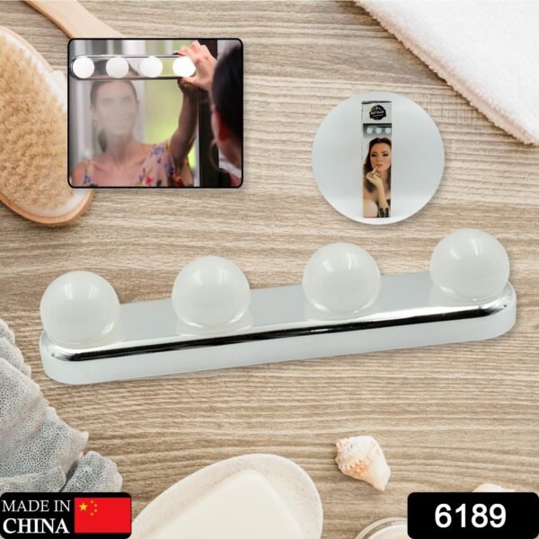 Glow Make Up Light Portable Cosmetic Kit Battery Powered Mirror Lighting Super - Image 2