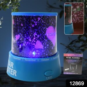 LED Projector Night Light Amazing Lamp, 3 Battery operated lamps, Rotation With