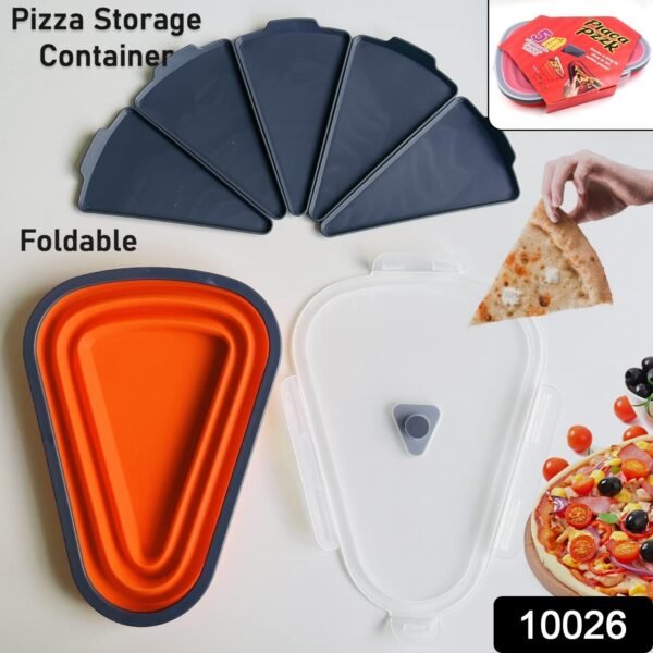 Reusable Expandable Pizza Storage Container with 5 Microwavable Trays ? - Image 2