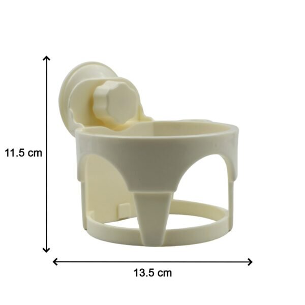 Hair Dryer Holder with Suction - Wall-Mount Bathroom Organizer for Women & Girls - Image 5