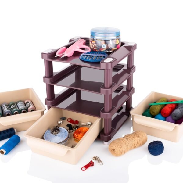 Mini 3 Layer Drawer Used for storing makeup equipment?s and kits used by - Image 3