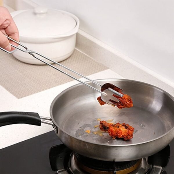 Multi functional Metal BBQ Clip Tongs Clamp for Garbage Charcoal Serving Tools - Image 3