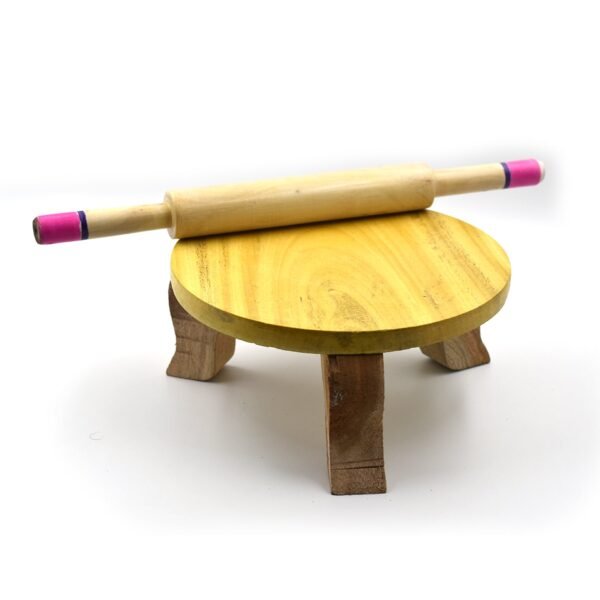 Wooden Butcut Patala Roti Maker Used for Home Purposes Including Making Rotis - Image 4