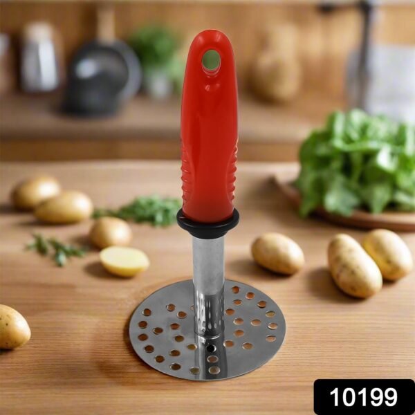 High Grade Stainless Steel Potato Masher Paubhaji / Pav Bhaji Masher with - Image 2