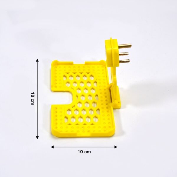 Multi-Purpose Yellow Wall Holder Stand for Mobile Charging - Image 5