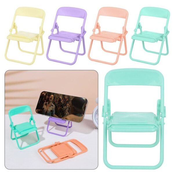 Chair-Shaped Mobile Stand ? Stylish & Sturdy Phone Holder for Home & Office Use - Image 4