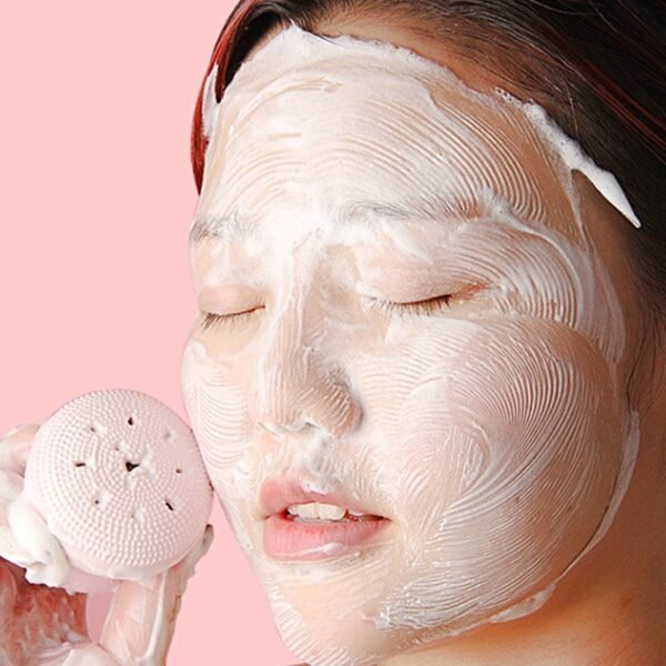 Facial Cleansing Brushes, Cute Octopus Shape Silicone Face Scrubber Massager - Image 3