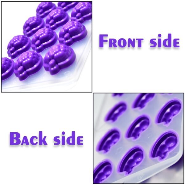 Mix design Ice Trays for Freezer with Easy to Release Flexible Silicone shape - Image 3