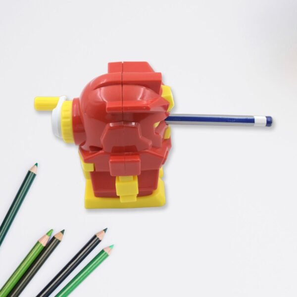 Sharpener for Pencil with Removable Tray Hardiness Steel Cutter, Kids Teddy - Image 3