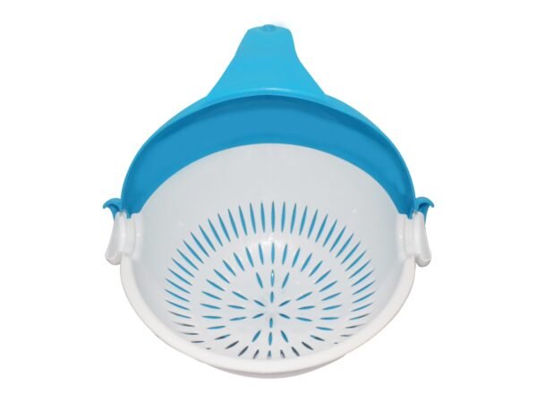 Multi-Functional Washing Fruits and Vegetables Bowl & Strainer with Handle - Image 3