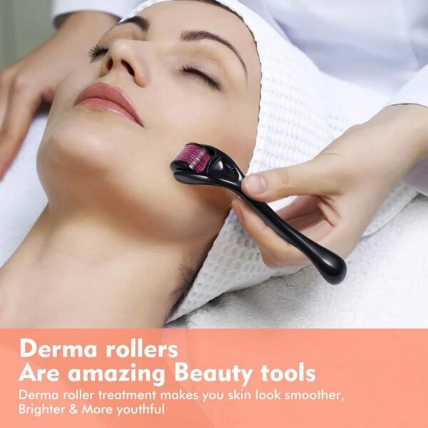 Derma Roller Anti Ageing and Facial Scrubs & Polishes Scar Removal Hair - Image 4