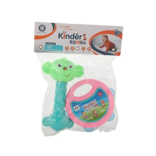 AT40 2Pc Rattles Baby Toy and game for kids and babies for playing and enjoying