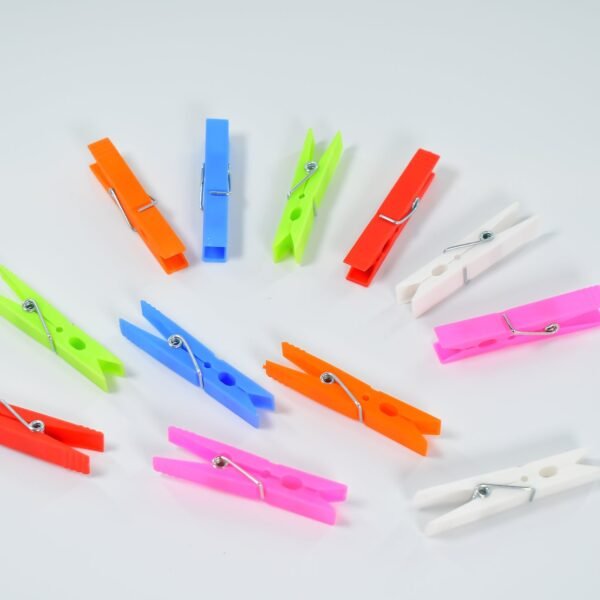 Multi Purpose Plastic Clothes Clips for Cloth Drying Clips (set of 144Pc) - Image 3