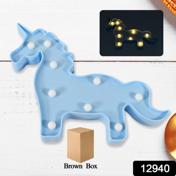 3D LED Night Light Table Lamp for Party Birthday Wedding Atmosphere, Battery - Image 2