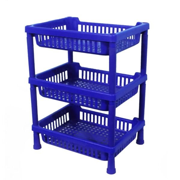 Multipurpose Plastic Storage Rack Oraganiser - 3 pcs - Image 4