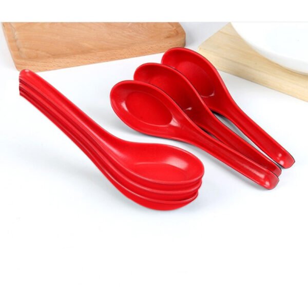 Microwave Safe, Unbreakable, Colorful Soup / Dessert Spoons, Food Grade Set of