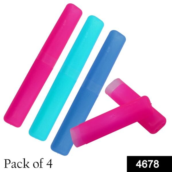 Portable Dust-Proof Toothbrush Cases Toothbrushes Holder (Pack of 4) - Image 2