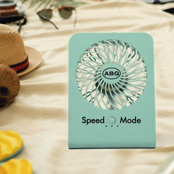Portable Desk Fan ? Big Table Fan with 3-Speed Settings for Office, School &