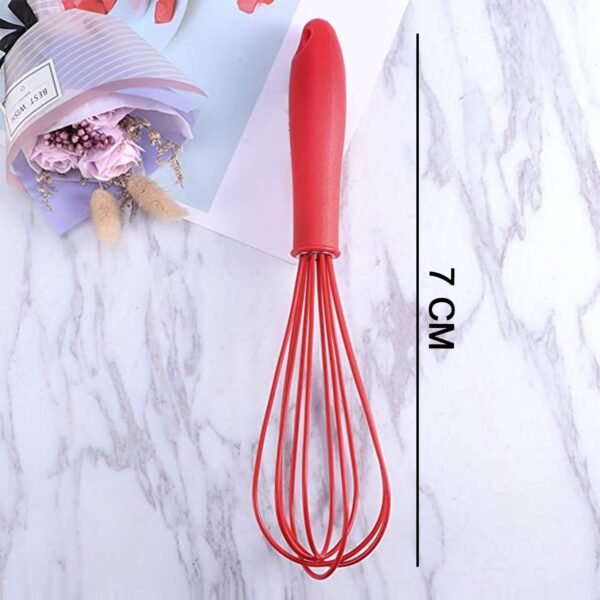 Manual Whisk Mixer Silicone Whisk, Cream Whisk, Flour Mixer, Rotary Egg Mixer, - Image 5