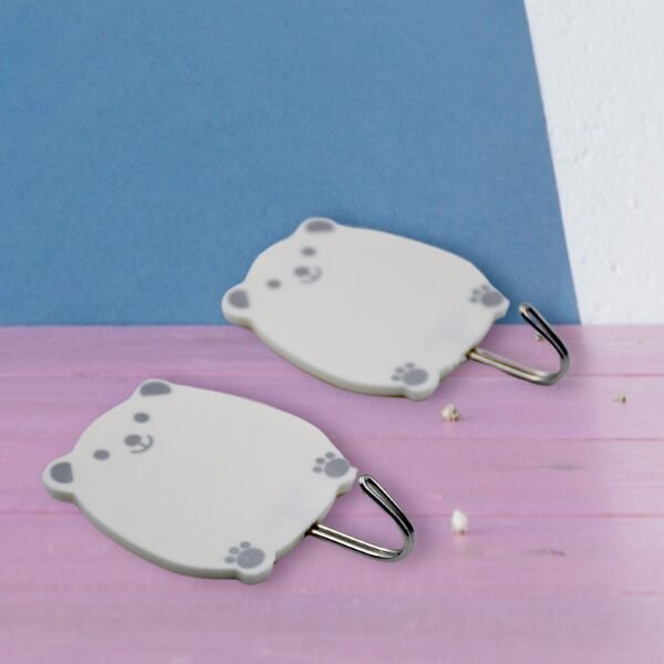 Multipurpose Strong Hook Self-Adhesive hooks for wall Heavy Plastic Hook, - Image 4