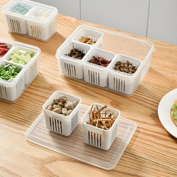 Fridge Storage Boxes Freezer Storage Containers, Container for Kitchen Storage - Image 4