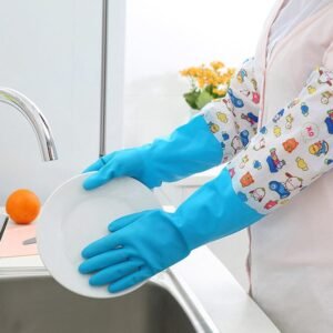 2-Pair Large Blue Multipurpose Gloves ? Ideal for Washing, Gardening & Cleaning