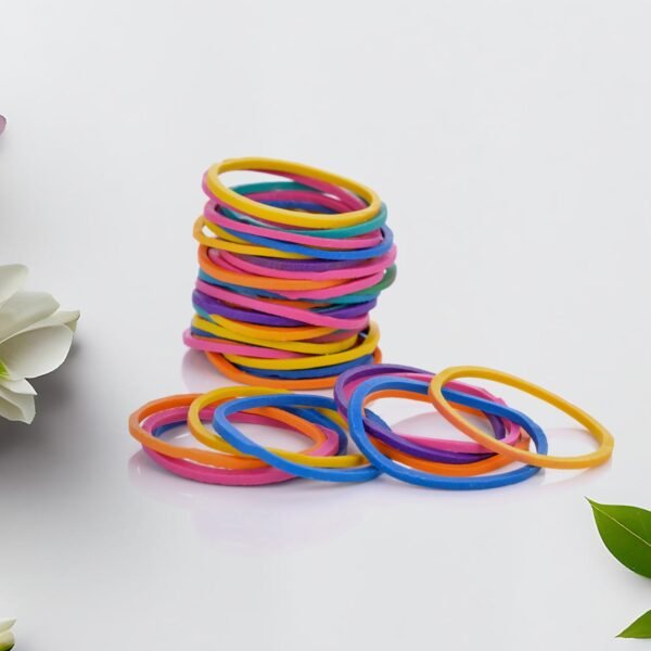 2-Inch Unbreakable Nylon Rubber Bands ? Reusable Multicolor for Office, Home & - Image 4