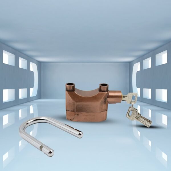 Security Alarm Metallic Lock System with 3 Keys (1 Set / Mix Color) - Image 4