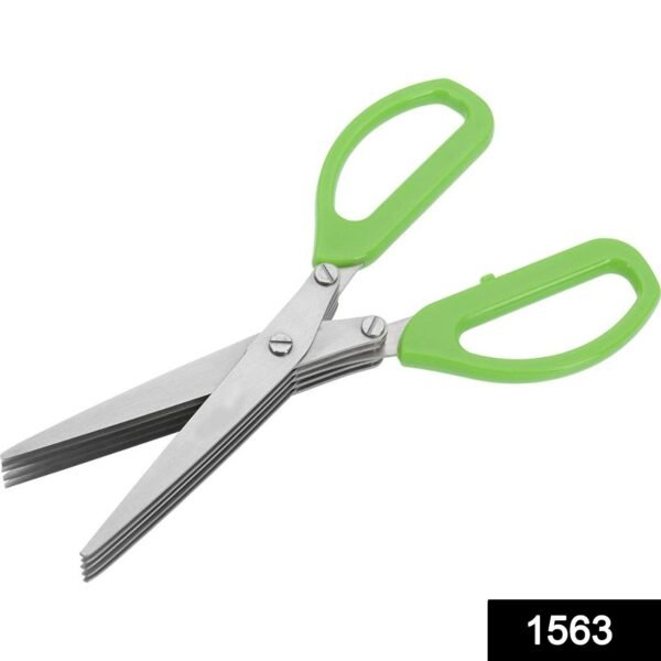 Stainless Steel 5-Blade Herb Scissors - Image 2