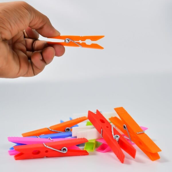 Multi Purpose Plastic Clothes Clips for Cloth Drying Clips (set of 144Pc) - Image 5