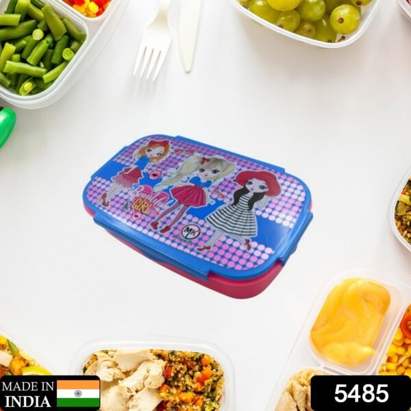 Cartoon Kids Lunch Box - Airtight Food Container with Spoon & Inner Compartment - Image 2