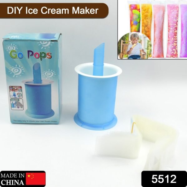 DIY Manual Popsicle Maker ? Reusable Ice Cream Mold (Approx 20 Pcs Packing Bag) - Image 2