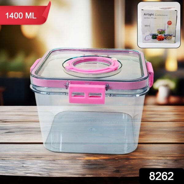 High Quality Plastic Food Storage Container Clear Washable Refrigerator Food - Image 2