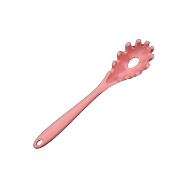 Silicone Pasta Fork Spaghetti Strainer, Non-Slip Heat Resistant - Image 4