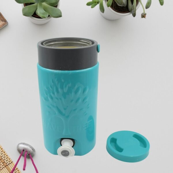 Insulated Water Jug with Tap (3000ml): Leakproof, Travel Cooler - Image 4
