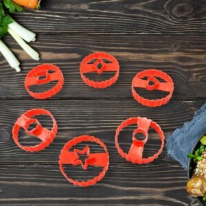 Easter Cookie Cutter Set - Plastic Biscuit Cutting Tools for DIY Baking & Cake