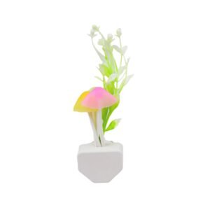 Fancy LED Mushroom Night Light ? Color Changing Automatic On / Off Light Sensor