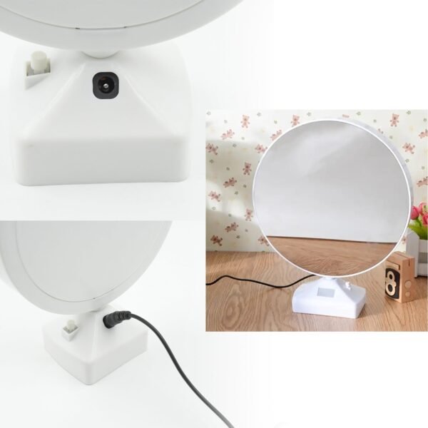 Plastic 2 in 1 Mirror Come Photo Frame with Led Light - Image 5