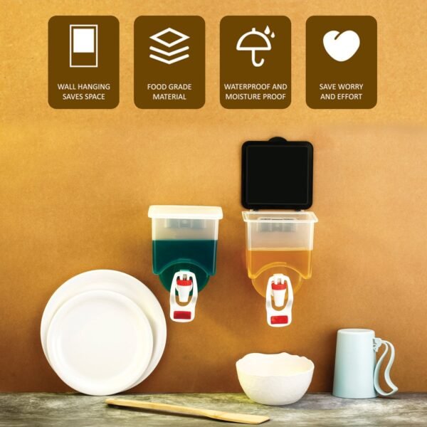 Wall Mounted Oil Dispenser Bottle (1100ml Approx) - Image 5