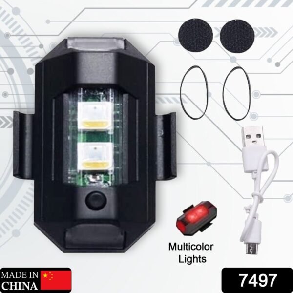 Mini LED Strobe Lights, Waterproof Lights, Lightweight RGB LED Lights Drone - Image 2