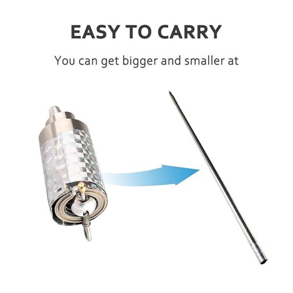 Magic Toy Metal High Elasticity Steel Silver Appearing Cane Magic Toy Magic - Image 4