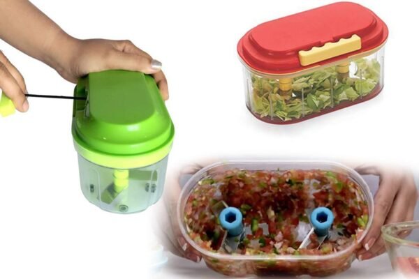 Plastic Vegetable Chopper  (1000 ml) - Image 3