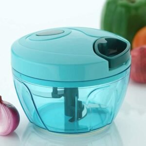 Manual Stainless Steel Blades Compact Hand Held Vegetable Chopper / Slicer