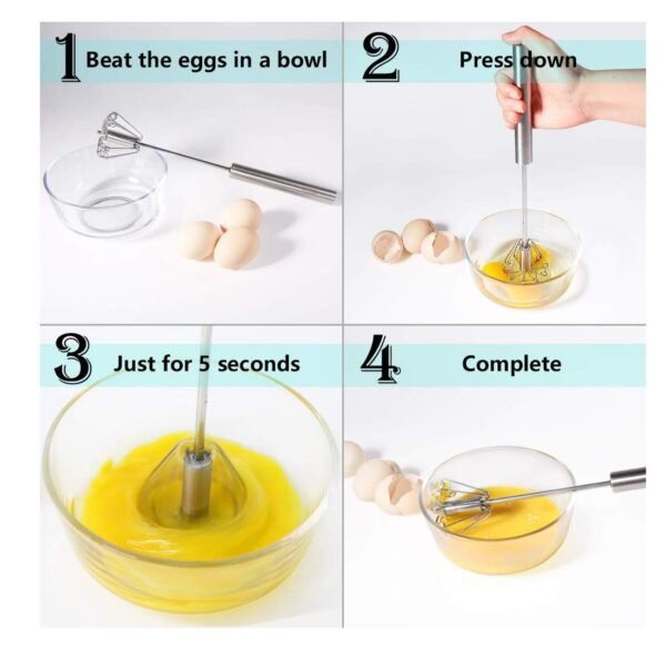 Stainless Steel Manual Mixi, Hand Blender - Image 5