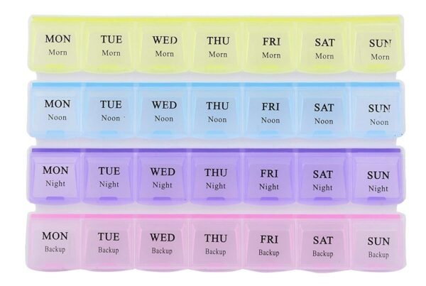 Weekly Pill Case 28-Slot Medicine Organizer - Image 4