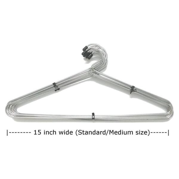Stainless Steel Cloth Hanger (12 pcs) - Image 5