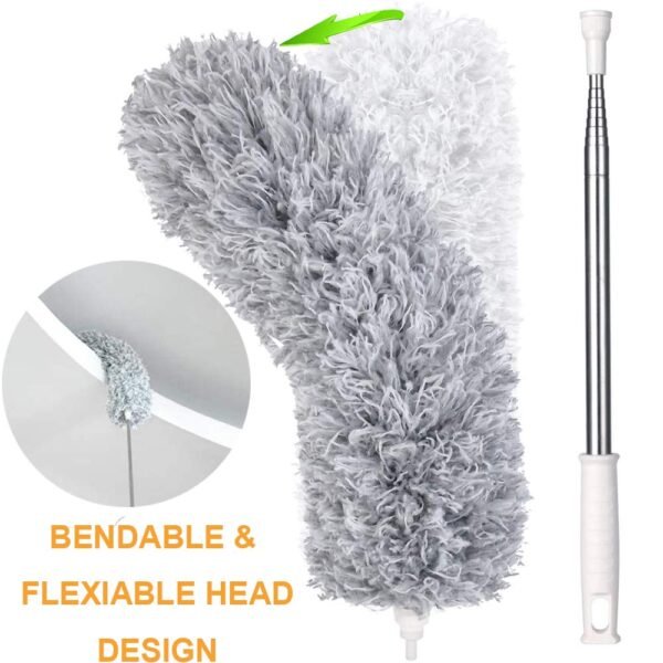 Microfiber Dusters for Cleaning, Telescoping Feather Duster with 100 inches - Image 3