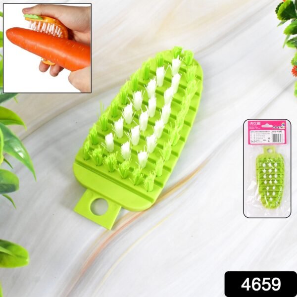 Plastic Fruit & Vegetable Brush (1 Pc) - Image 2
