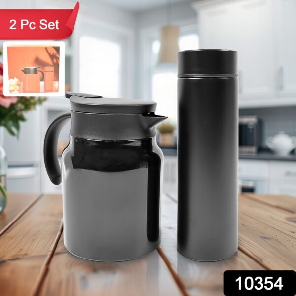 Thermal Coffee Carafe Tea Pot & Water Bottles, with LED Display (Bottle 500 ML - Image 2
